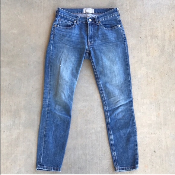 Everlane Denim - Everlane Skinny Ankle Jeans Medium Wash Denim